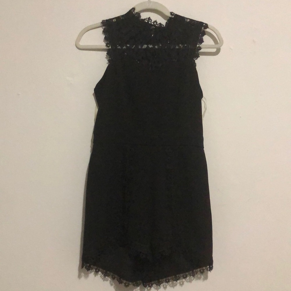 Black classy romper